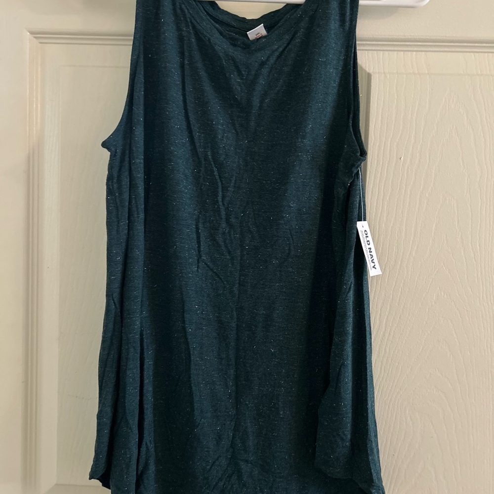Old Navy Women's Sleeveless Tank Top - Dark Green